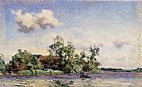 Willem Bastiaan Tholen A Farm On The Waterfront, The Kaag painting